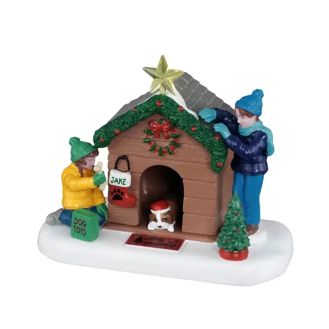 Immagine di Lemax 53741 Doghouse Christmas
