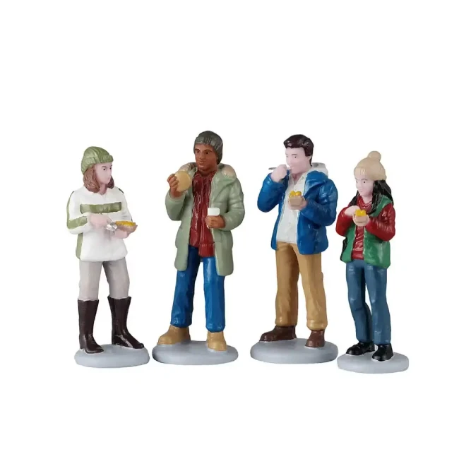 Immagine di Lemax 52530 Food Truck Patrons, 4 pezzi