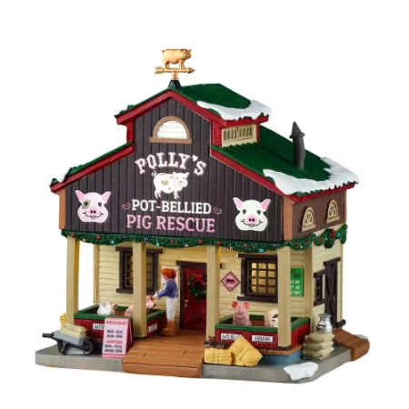 Immagine di Lemax 55323 Polly's Pot-Bellied Pig Rescue