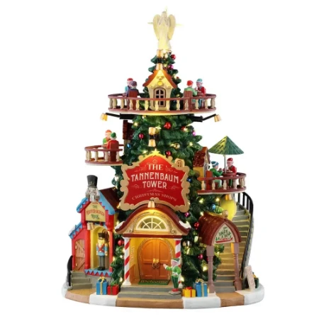 Immagine di Lemax 55311 The Tannenbaum Tower Christmas Shops