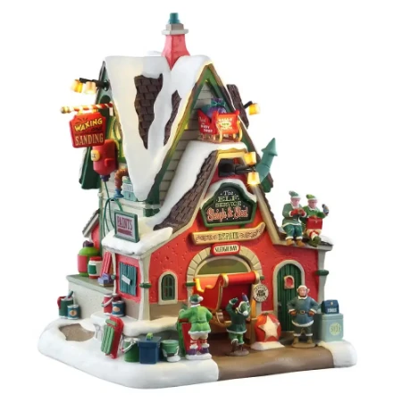 Immagine di Lemax 55315 The Elf Service Sleigh & Sled Repair