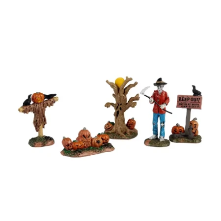 Immagine di Lemax 52513 Creepy Pumpkin Patch, 5 pezzi