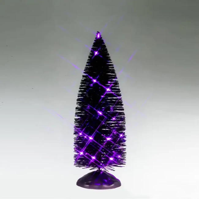 Immagine di Lemax 54517 Black Bristle Tree With Purple Lights
