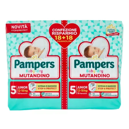 Immagine di Pampers Baby Dry Mutandino 5 Junior Pacco Doppio - 36pz