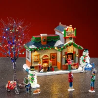 Immagine di Lemax 56675 The Christmas Café Set - 12 pezzi
