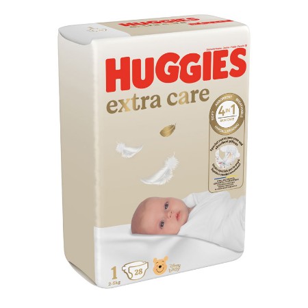 Immagine di Huggies Extra Care Pannolini Taglia 1 2-5 kg - 28pz