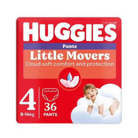 Immagine di Huggies Little Movers Mutandina Taglia 4 9-14 kg - 36 pz