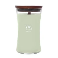 Immagine di Woodwick Candela Grande con Stoppino Scoppiettante Ethereal Haze 130 Ore