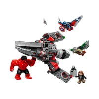 Lego Marvel, Super Heroes Battaglia Captain America vs Hulk Rosso 76292!