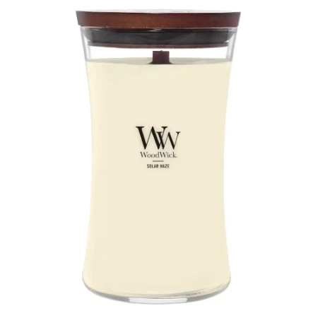Immagine di Woodwick Candela Grande con Stoppino Scoppiettante Solar Haze 130 Ore