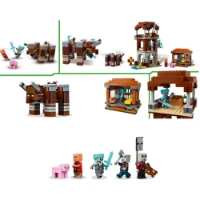 Lego Minecraft L'avamposto Del Saccheggiatore E Predone 21278