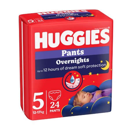 Immagine di Huggies Mutandina Overnight Taglia 5 - 24 pz