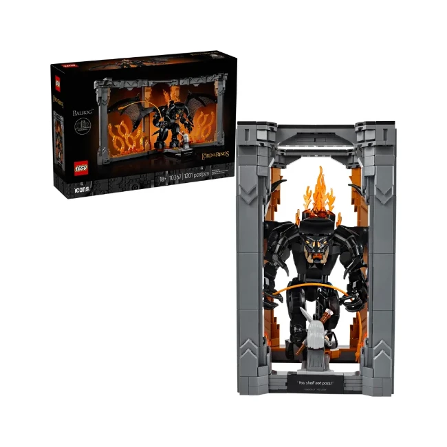 Lego Icons Il Signore degli Anelli Book Nook del Balrog 10367