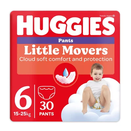 Immagine di Huggies Mutandina Little Movers Taglia 6 15-25 kg - 30 pz