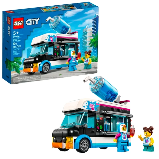 LEGO City Il Furgoncino delle Granite del Pinguino 60384	