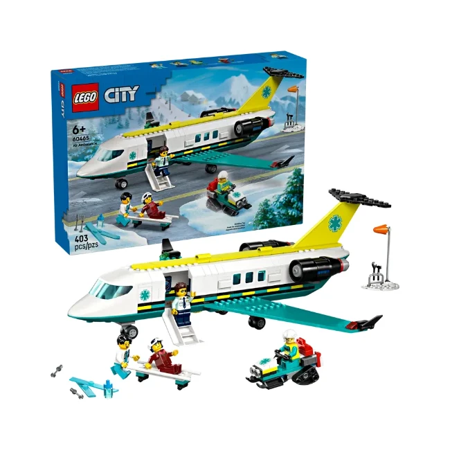 Lego City Aereo Ambulanza di Emergenza  60465