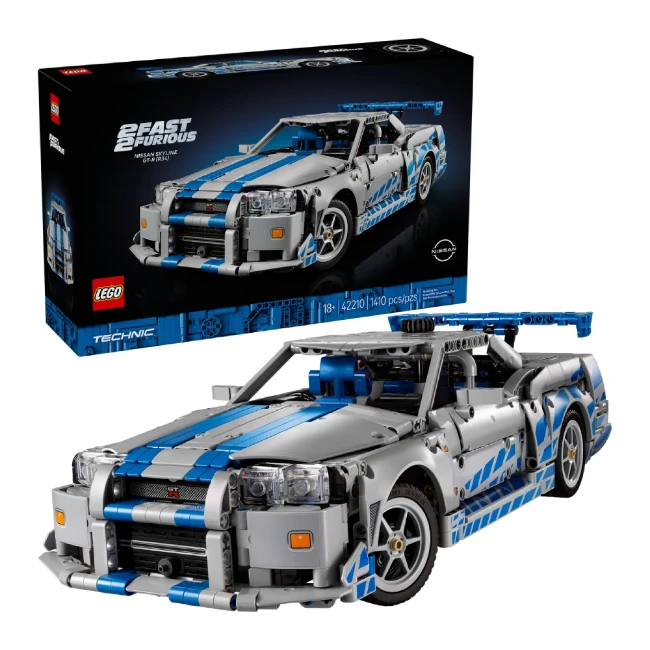 Lego Technic Auto Nissan Skyline Gt-R (R34) 2 Fast 2 Furious 42210