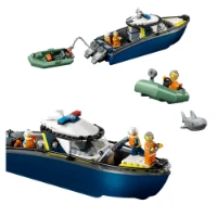 Lego City Inseguimento del Motoscafo della Polizia 60456