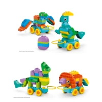 Lego Duplo Dinosauri su Ruote 3 in 1 10451