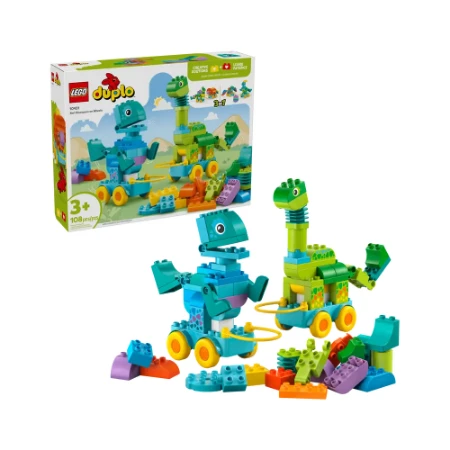 Lego Duplo Dinosauri su Ruote 3 in 1 10451