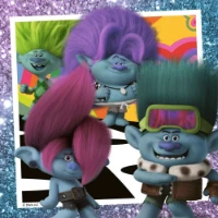 Ravensburger Puzzle Trolls Set con 3 Puzzle da 49 Pezzi - da 5 Anni