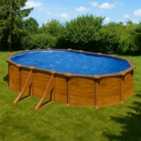 Immagine di Piscina Ovale Pacific KIT610W - 610x375x120cm con Filtro a Sabbia