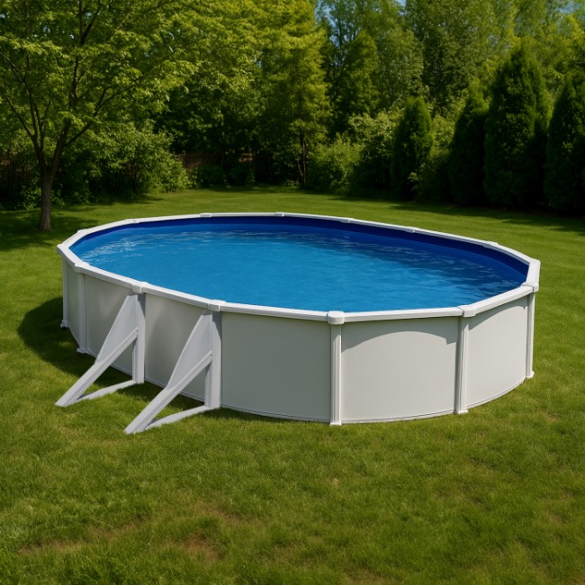 Immagine di Piscina Gre Ovale Atlantis  KITPROV618 - 610x375x132cm 
