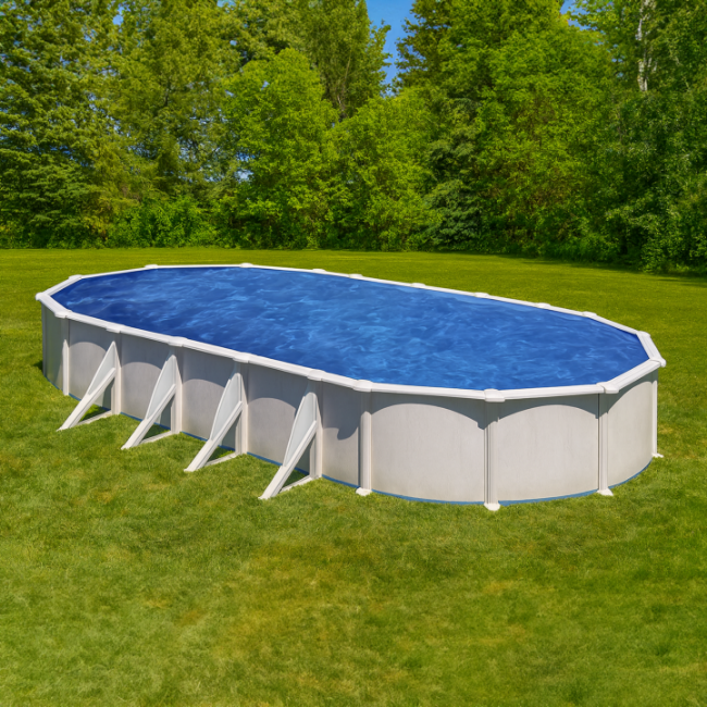 Immagine di Piscina Ovale Atlantis KITPROV918 - 915x470x132cm con Filtro a Sabbia
