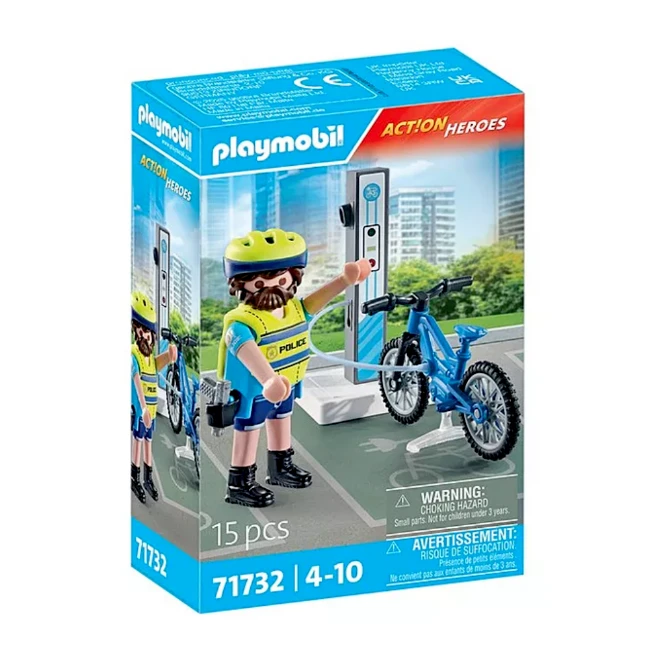 Playmobil City Action  Poliziotto in Bicicletta 71732