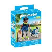 Playmobil City Life Border Collie con Personaggio 71740