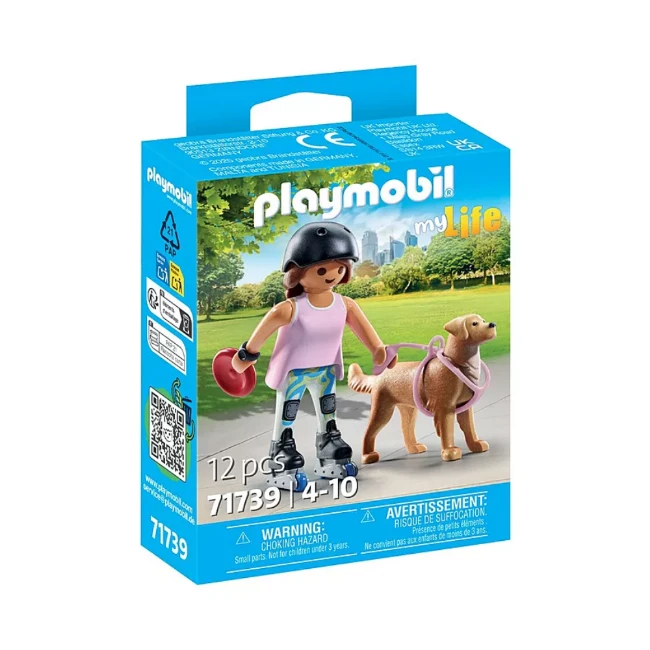 Playmobil City Life Golden Retriever con Personaggio 71739