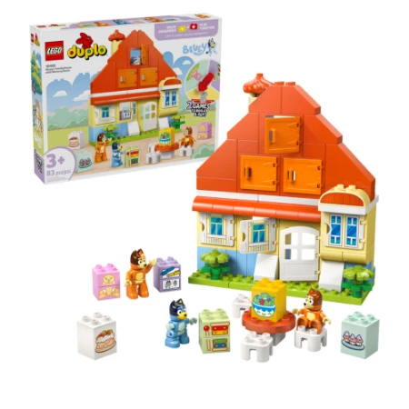 LEGO DUPLO Casa della Famiglia di Bluey con Gioco di Memoria 10459