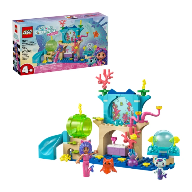 LEGO Gabby’s Dollhouse Avventura nell’Acquario di Gabby Sirena 11204