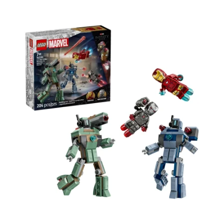 LEGO Marvel Super Heroes Iron Man e War Machine Contro i Droni di Hammer 76320