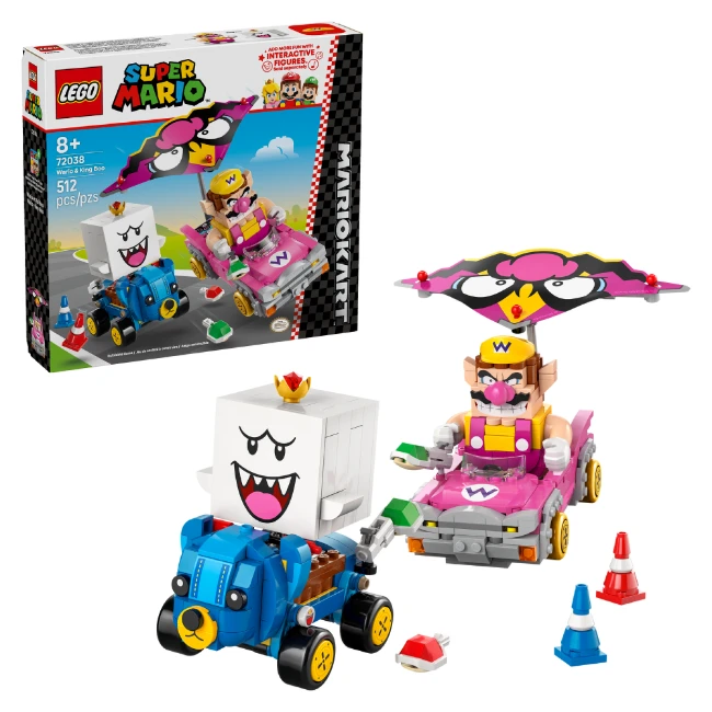 Paniate LEGO Super Mario: Mario Kart – Wario e Re Boo 72038