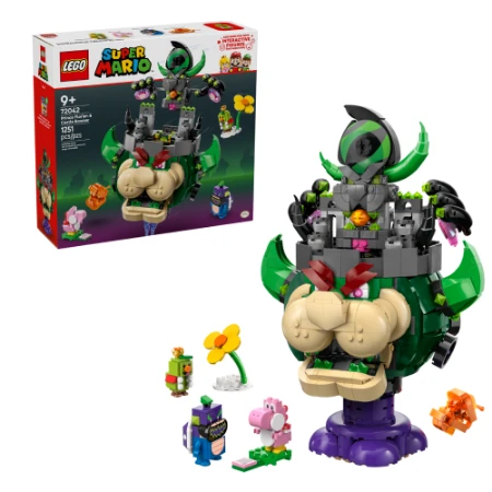 LEGO Super Mario Bross Principe Florian e Bowser castello 72042 
