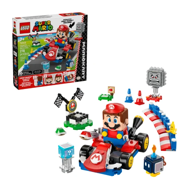 Paniate LEGO Super Mario: Mario Kart – LEGO Mario Interattivo e
