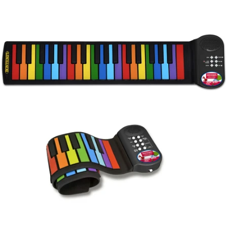 Bontempi Piano Roll Up 37 Tasti con Note Colorate 