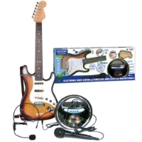 Bontempi Chitarra Rock Elettronica con Amplificatore e Microfono