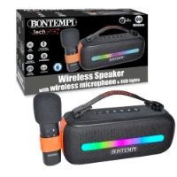 Bontempi Amplificatore Wireless C/Microfono Wireless, Effetti Luminosi