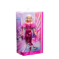 Barbie Fashionista Deluxe Metallic Bionda con Vestito Rosa 
