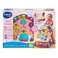 VTech Baby Super Primi Passi Parlante 2in1 Rosa