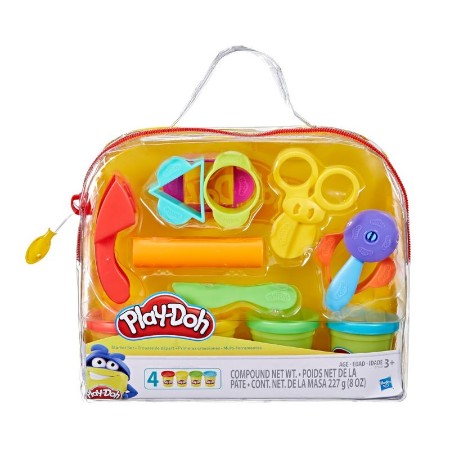 Play-Doh Starter Set con Attrezzi e 4 Colori