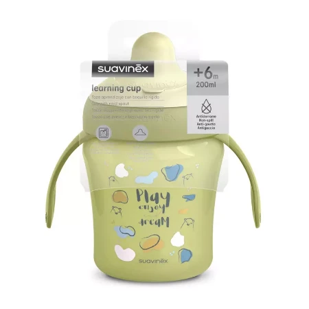 Immagine di Suavinex Learning Cup Tazza Evolutiva con Manici e Beccuccio Rigido 6m+