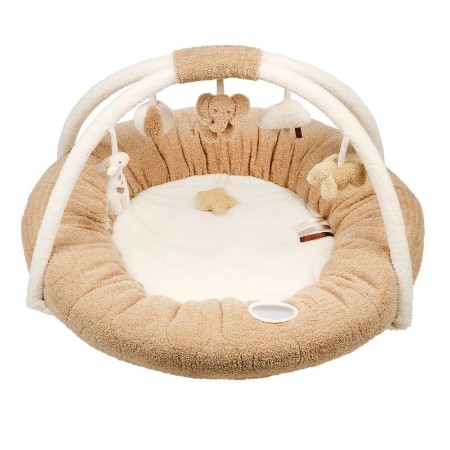 Nattou Tappeto Pouf Attività con Arcata Teddy