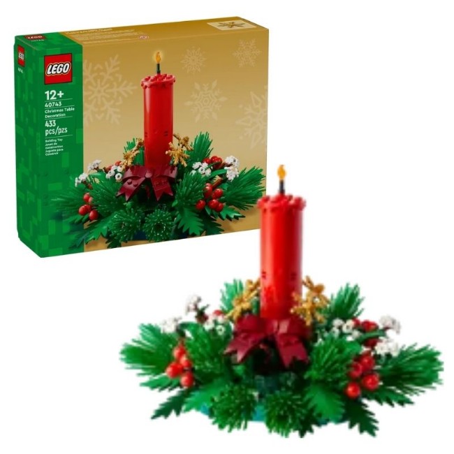 LEGO Seasons & Occasions Decorazione da Tavolo Natalizia 40743