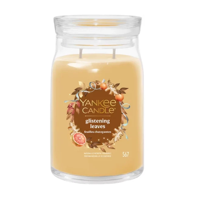 Immagine di Yankee Candle Signature Candela in Giara Grande Glistening Leaves 90 Ore