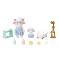 Sylvanian Families Ora Del Bagno - Fratelli Topino Marshmallow Fratellini Sogni D'Oro