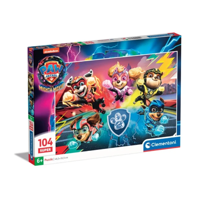 Paniate - Clementoni Puzzle 104 Pezzi Super Paw Patrol