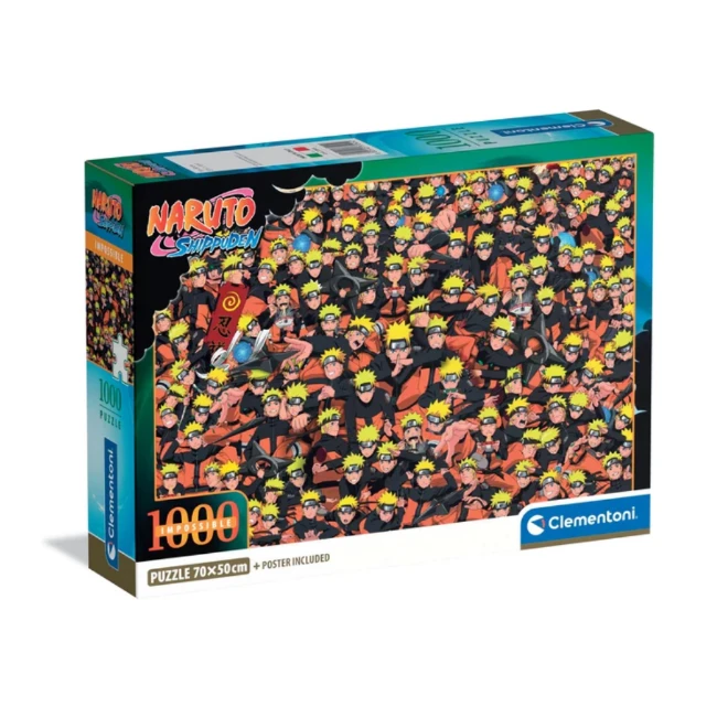Clementoni Puzzle 1000 Impossible - Naruto